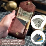 Money Wallet Bi-Fold ID Card Clip Case Complimentary Fountain Pen - Image 2