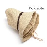 New XL Big Size 62cm Panama Jazz Straw Hat for Women Men - Image 6