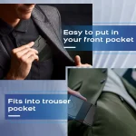 Slim Metal Card Holder for Men - RFID Blocking, Holds 12 Cards - Image 5
