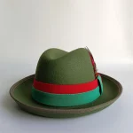 2026 Green Retro Men's Spring Hat Unisex Men's Bow Women's - Image 3