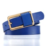 Fashionable Women's Belt Leather Suit - Image 5