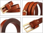 Fashionable Women's Belt Leather Suit - Image 6