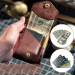 Money Wallet Bi-Fold ID Card Clip Case Complimentary Fountain Pen - Image 3