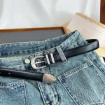 Maikun New Vintage Ladies Leather Belt Simple - Image 3