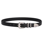 Maikun New Vintage Ladies Leather Belt Simple