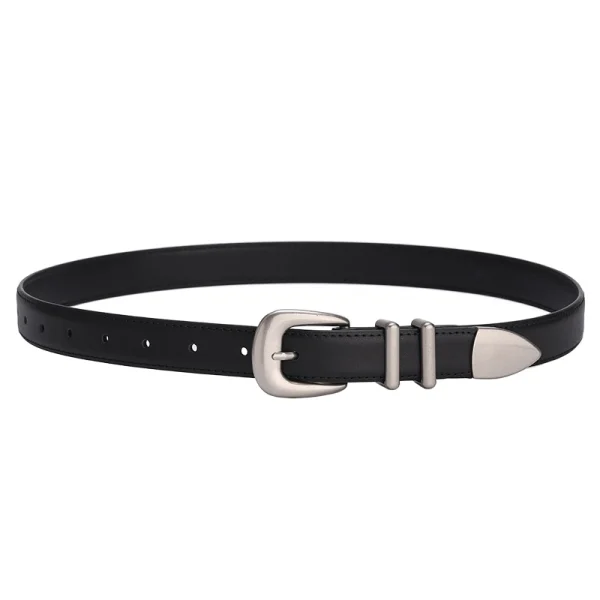 Maikun New Vintage Ladies Leather Belt Simple