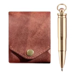 Money Wallet Bi-Fold ID Card Clip Case Complimentary Fountain Pen - Image 4