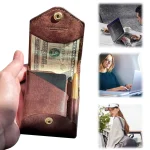 Money Wallet Bi-Fold ID Card Clip Case Complimentary Fountain Pen - Image 6