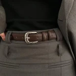 Leather belt for women with vintage women belts and high-end feel - Image 6