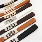 2025 Summer New Models Belt Female Thin Belt Slim Decorative Shirt - Image 3