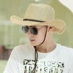 New XL Big Size 62cm Panama Jazz Straw Hat for Women Men - Image 3