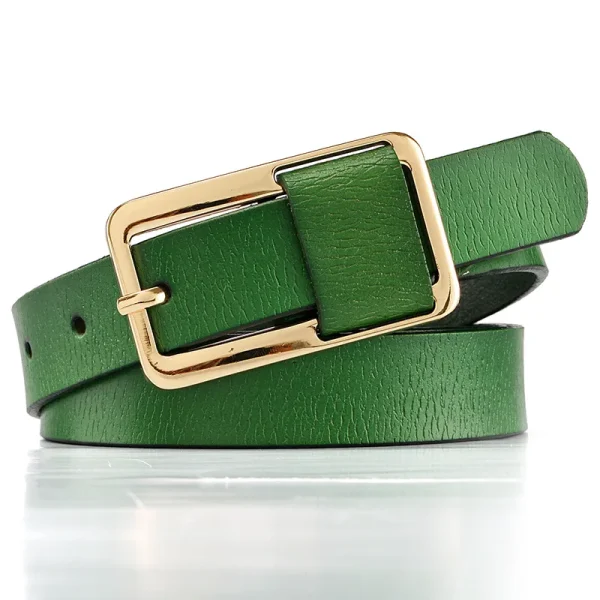Fashionable Women's Belt Leather Suit