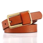Fashionable Women's Belt Leather Suit - Image 3