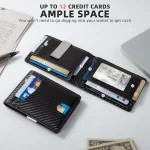 Mutural Minimalist Slim Wallet for Men, Premium Leather Wallet - Image 4