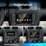 7" 2 Din HD Car Media Video RDS Airplay Car Radio CarPlay Android Auto Stereo Audio For Volkswagen/Seat/Skoda/Passat/Golf/Polo - Image 4