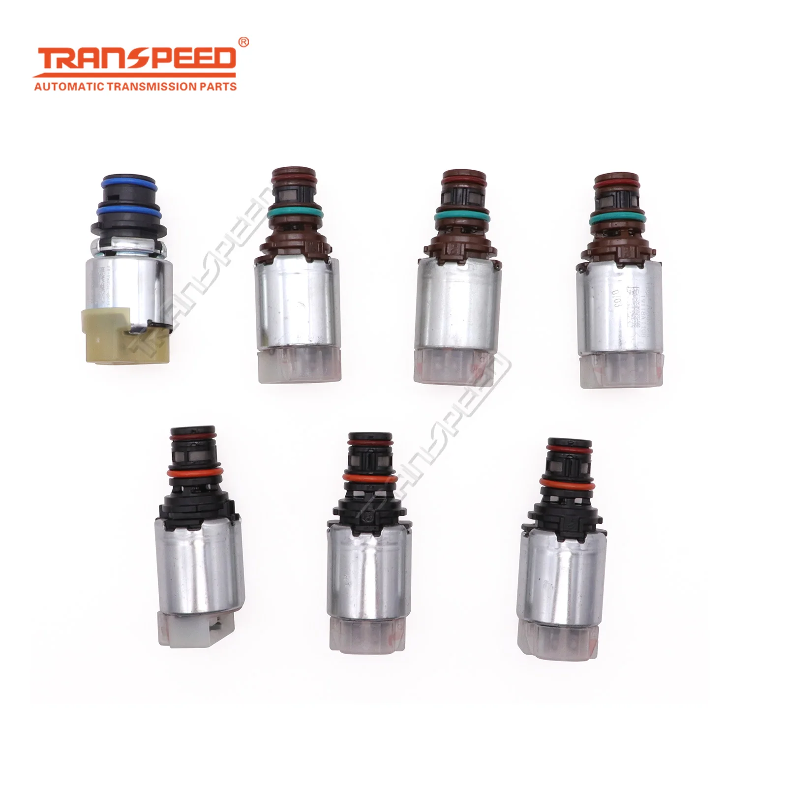 kf-S6684b308ca6c4307b7e3be8032e520793.webp TRANSPEED 6R80 Transmission Valve Body Solenoid Kit 7PCS AL39-7G276-AF For Ford F-150 RANGER LINCOLN - Image 1