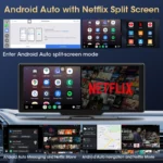 JMCQ Universal 10.26" Android WIFI Car Multimedia Player Bluetooth Wireless Carplay auto Monitor Screen for YouTube for Netflix - Image 4