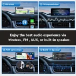Universal 10.26” Screen Car Radio Multimedia WIFI Video Player Wireless Carplay Screen for Apple Or Android - Image 4