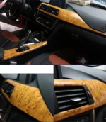 PVC Self Adhesive Wood Vinyl Wrap Car Sticker Interior Furniture Bubble Free Wooden Textured Grain Decorative Film Cabinet - Image 2