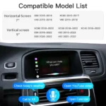 For Volvo XC60 XC70 S60 S80 V60 V70 V40 Wireless Carplay Android Auto Modulo AI Box Decoder Support Camera Airplay - Image 3