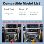 For Volvo XC60 XC70 S60 S80 V60 V70 V40 Wireless Carplay Android Auto Modulo AI Box Decoder Support Camera Airplay - Image 6