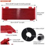 Pro Tru Cool 40K Transmission Oil Cooler 14 Row Radiator LPD47391 GVW Heavy Duty - Image 3