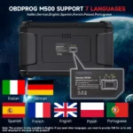 OBDPROG M500 Car Cluster Calibration Tools OBD2 Diagnose Oil Reset Instrument Adjustment Tool Code Reader Automotive Scanner - Image 6