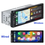 LEHX 6.9" IPS 1Din Radio Wireless / Wired CarPlay Android Auto Car Multimedia Video MP5 Audio Player Stereo FM Receiver USB BT - Image 5