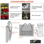 Pro Tru Cool 40K Transmission Oil Cooler 14 Row Radiator LPD47391 GVW Heavy Duty - Image 4